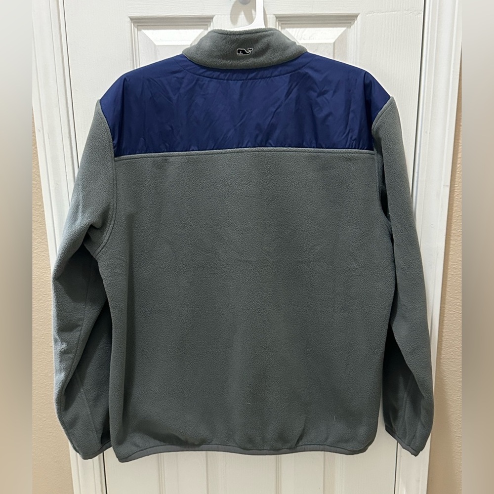 Vineyard Vines Pullover Jacket Size Large Gray Bl… - image 3